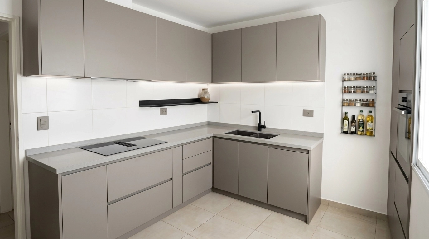 Minimalism Dapur design — interior photo by GenRoom AI