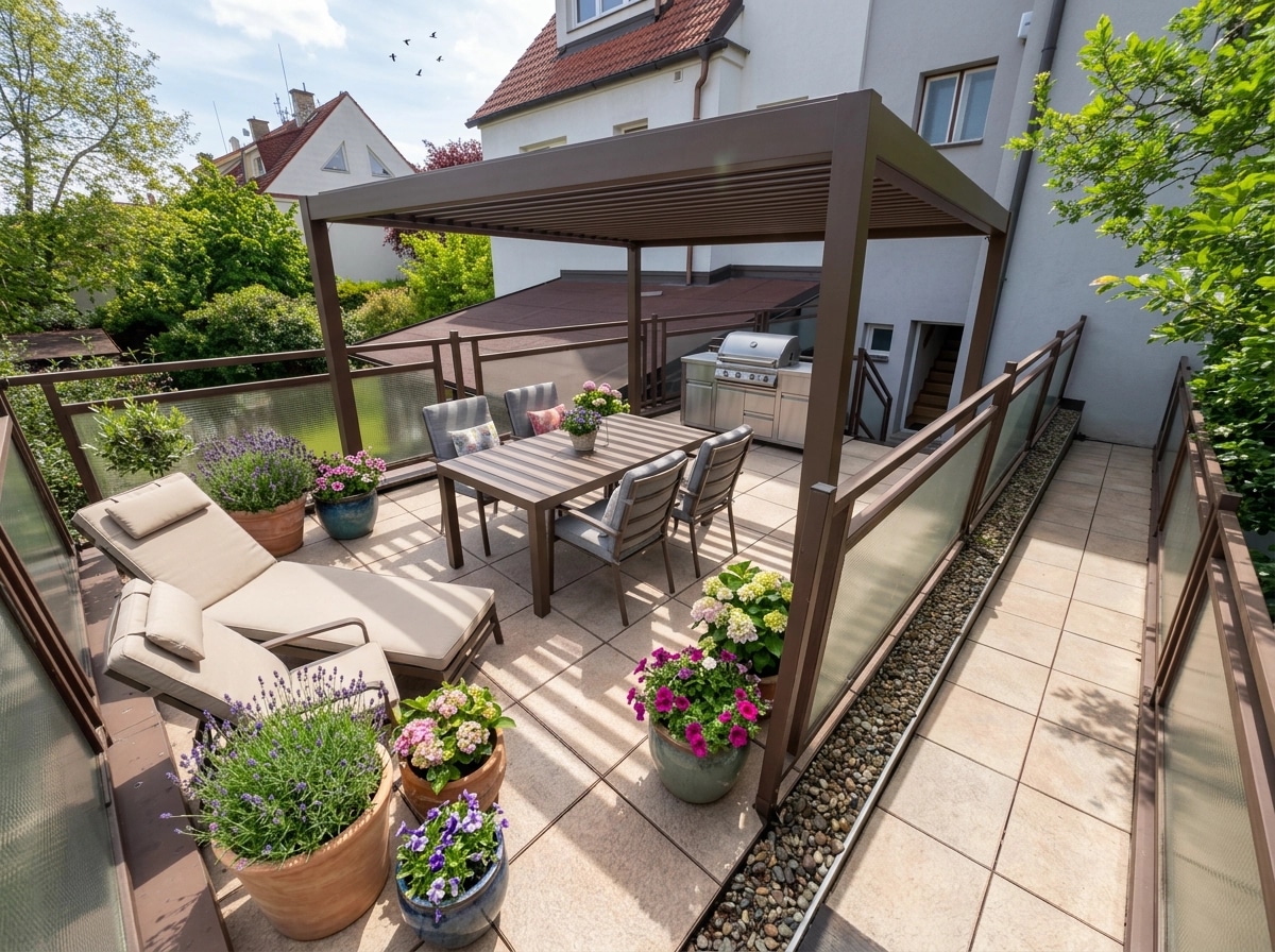 Yard design in no_style style — photo by GenRoom AI