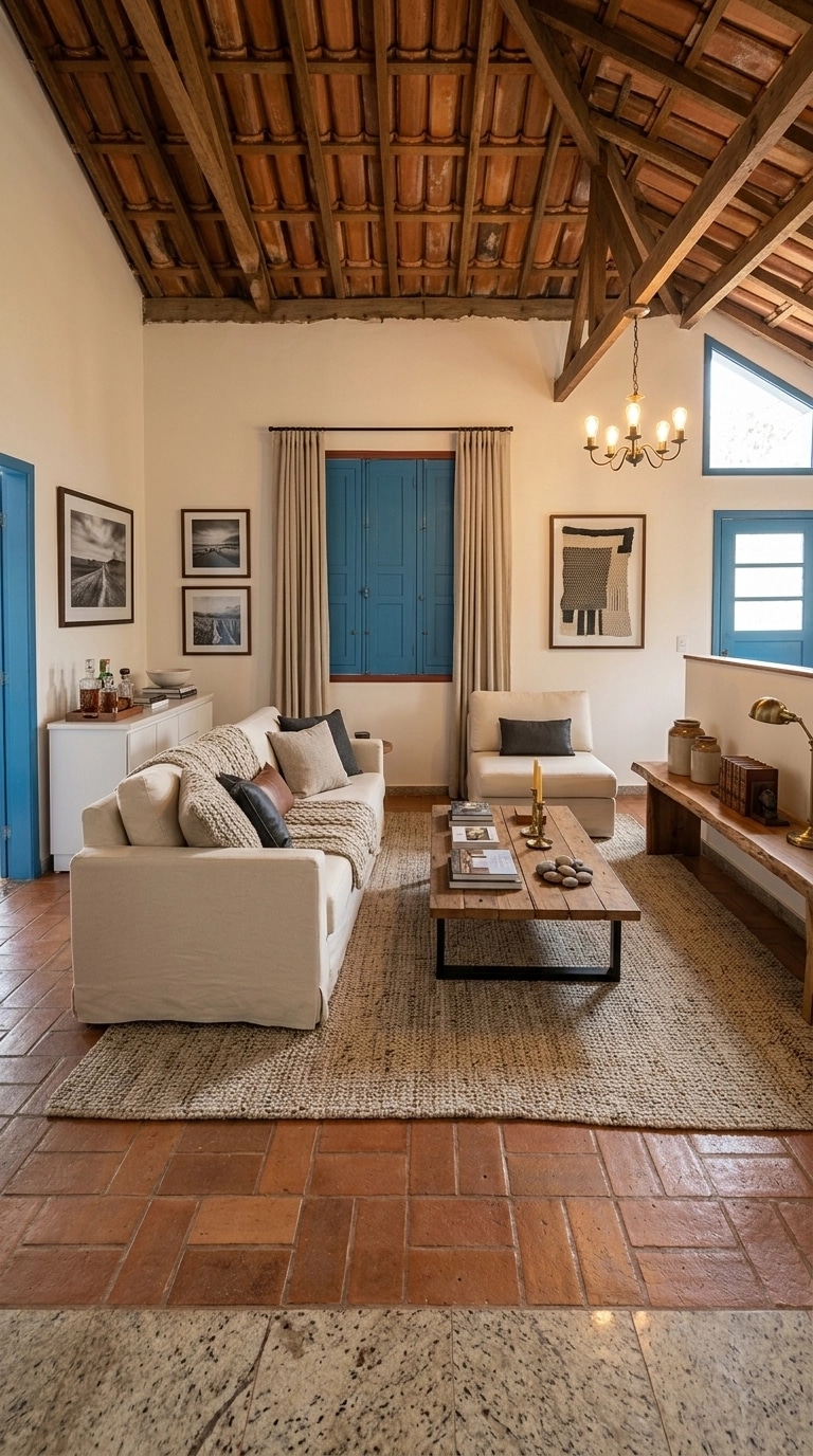 Modern Farmhouse Living Room design — interior photo by GenRoom AI