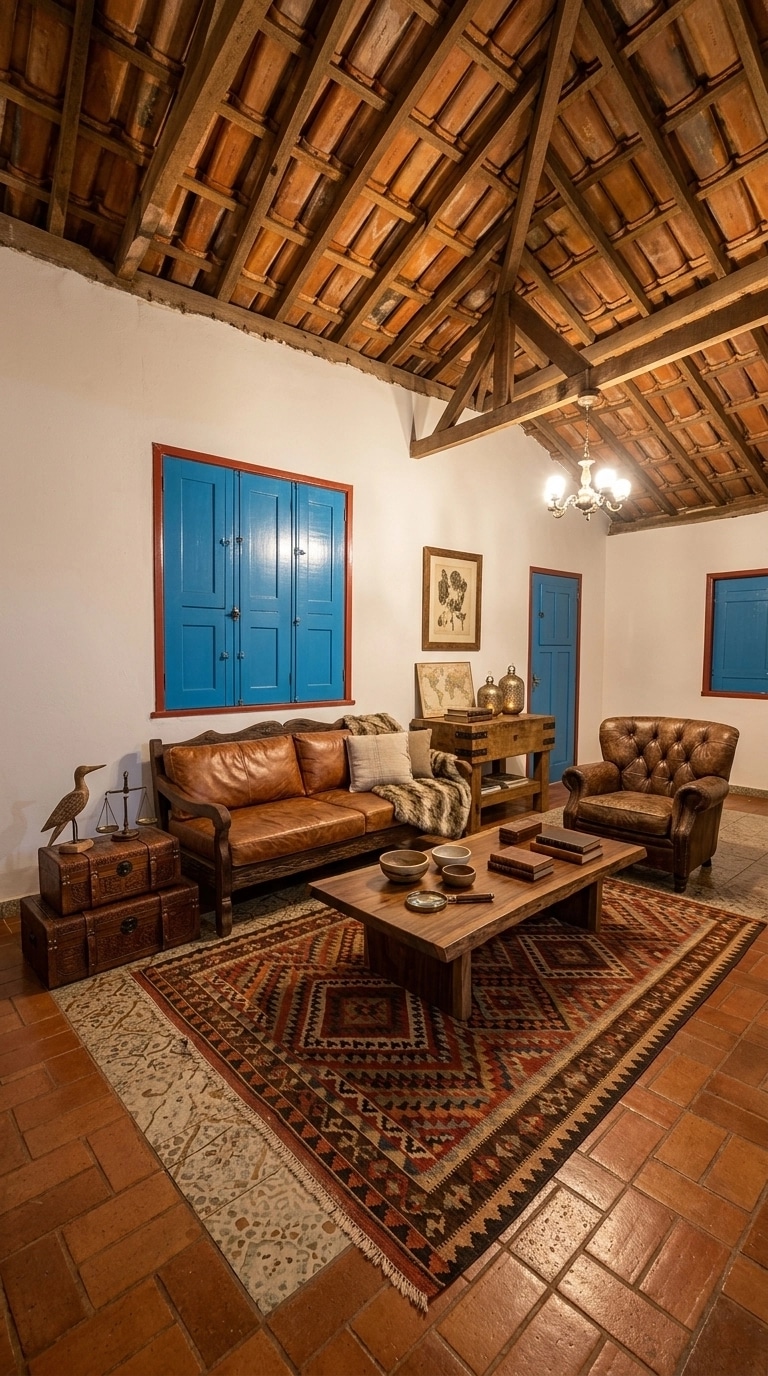 Interior design in Rustic style — Living Room by GenRoom AI
