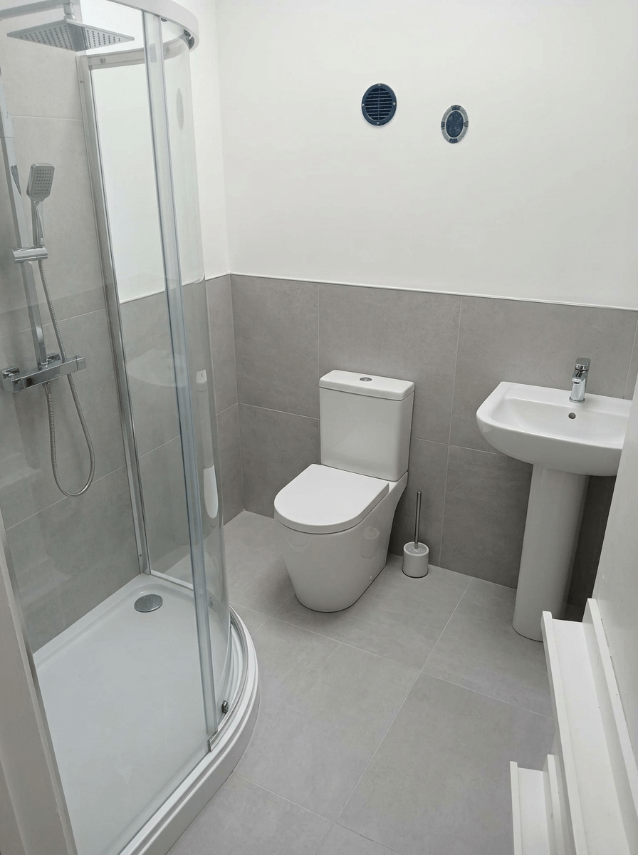 Bathroom interior in no_style style — photo by GenRoom AI