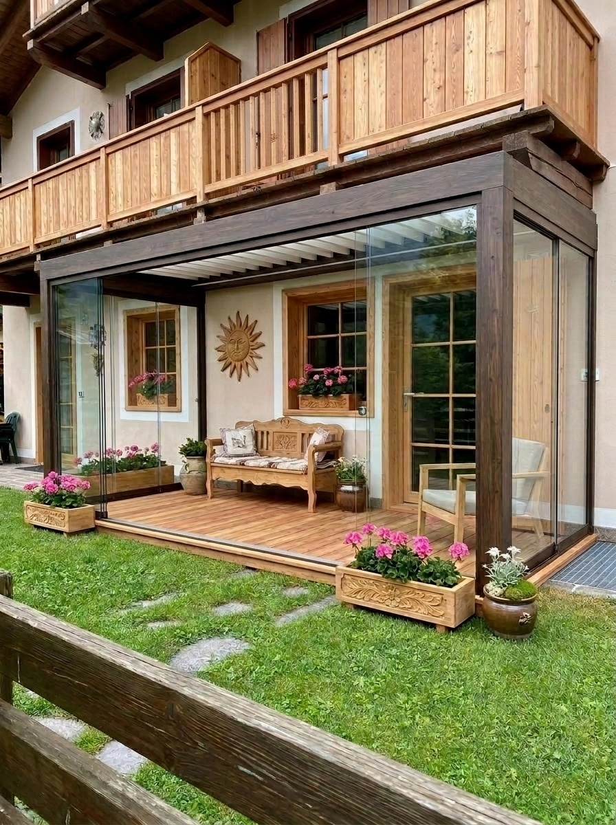 Facade design in Chalet Facade style — photo by GenRoom AI