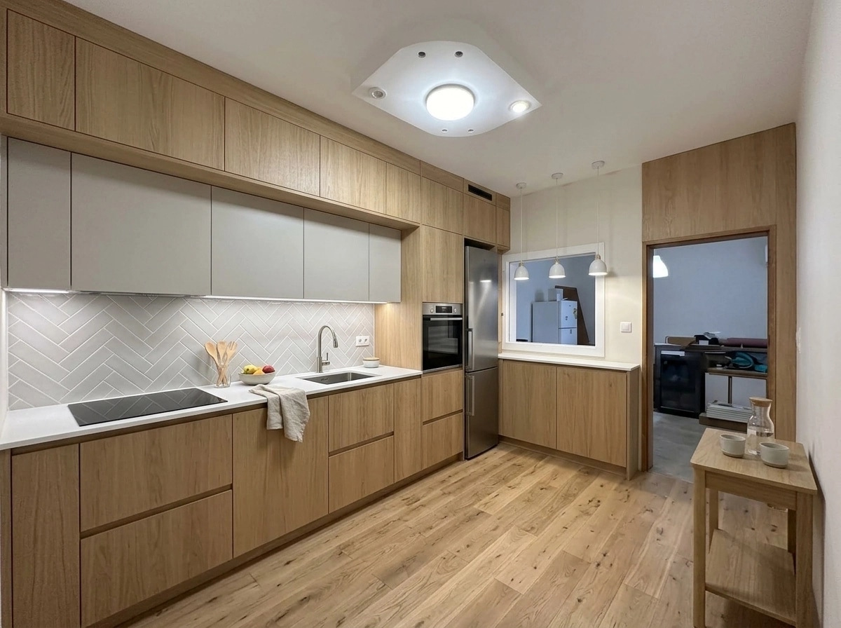 Interior design in Scandinavian style — Kitchen by GenRoom AI