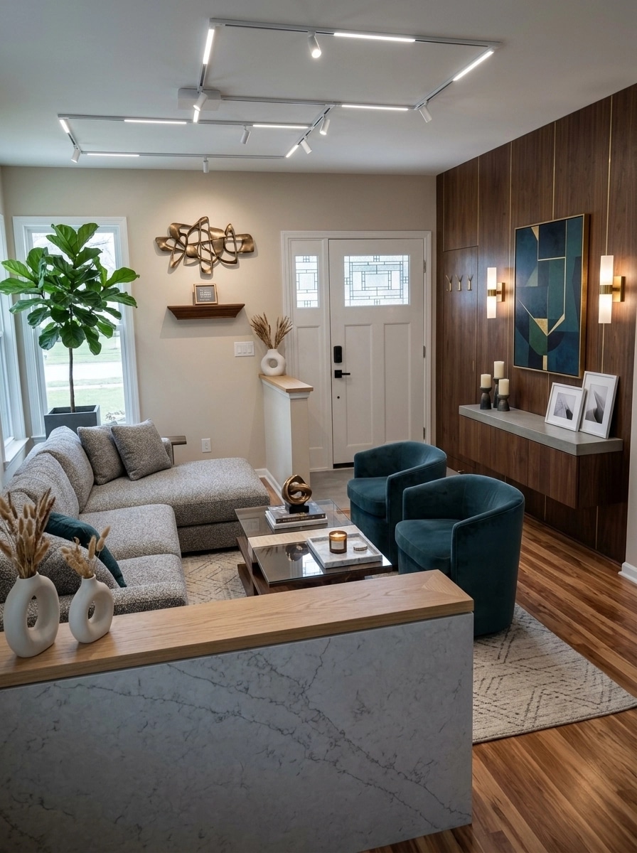 Interior design in Contemporary style — Living Room by GenRoom AI