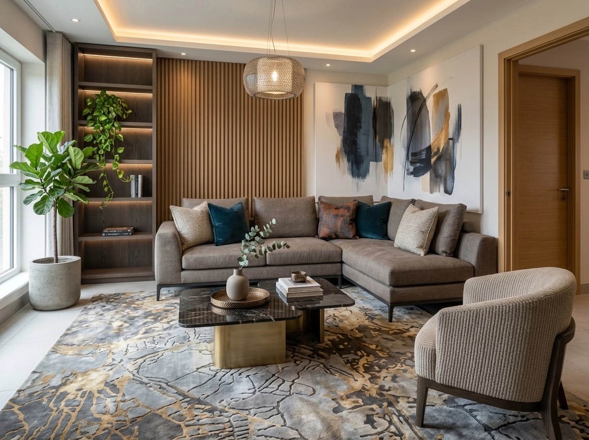 Interior design in Contemporary style — Living Room by GenRoom AI
