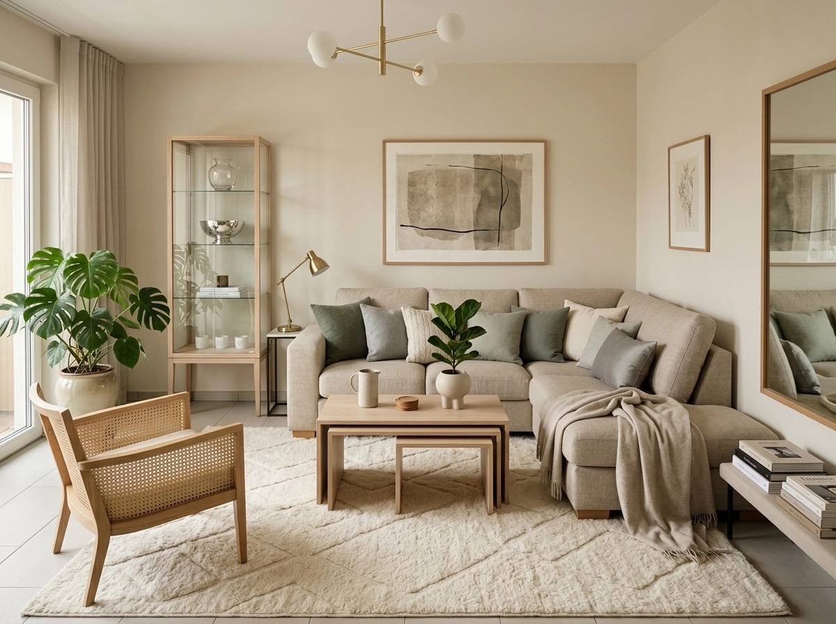 Scandinavian Living Room design — interior photo by GenRoom AI