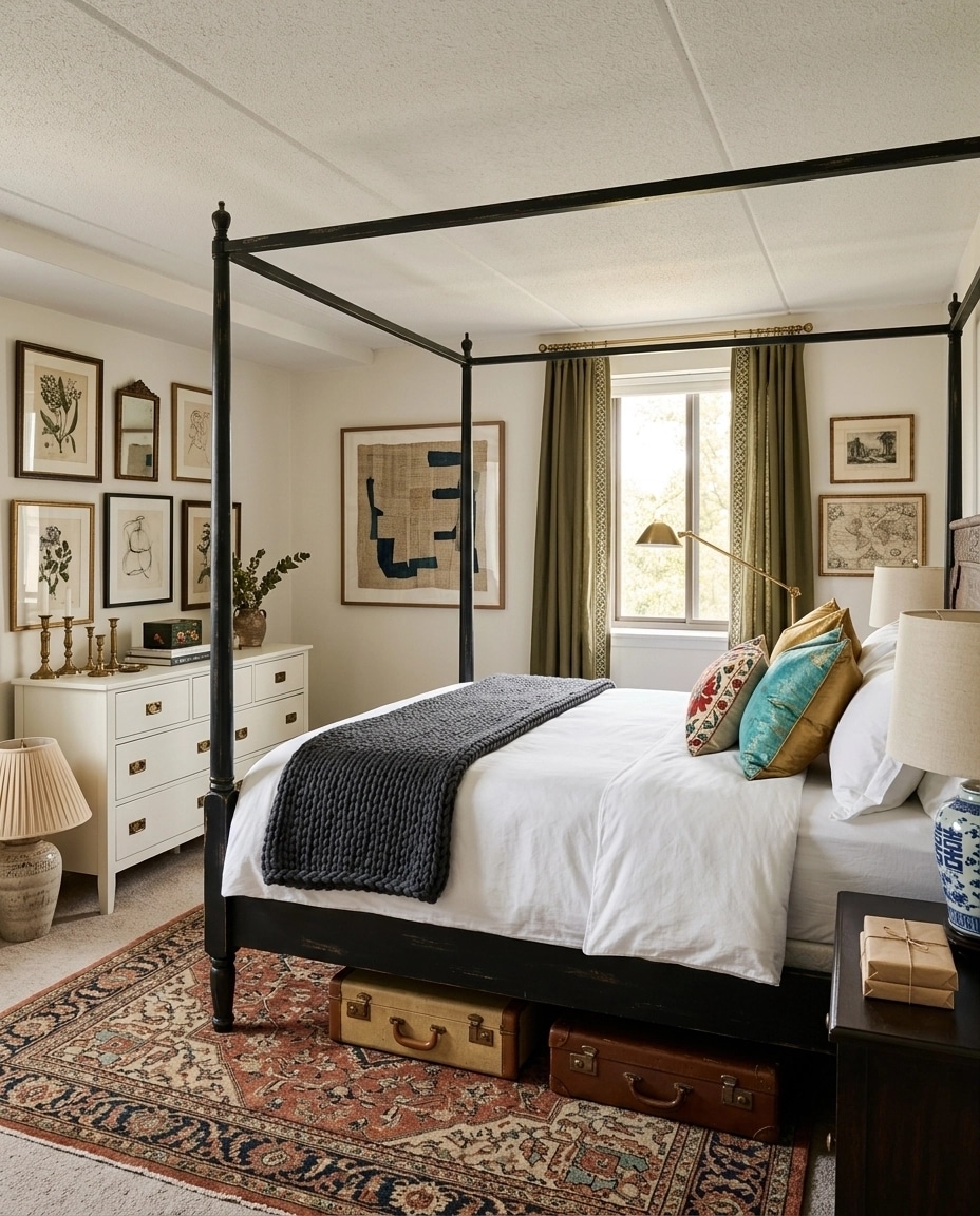 Design d'interni in stile Eclectic — Camera da letto di GenRoom AI