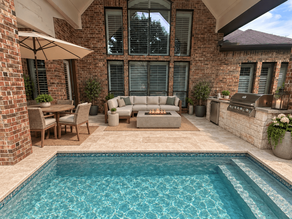Yard design in no_style style — photo by GenRoom AI