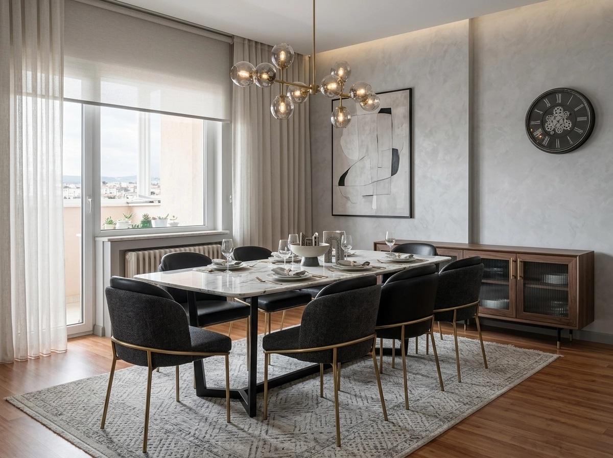 Interior design in Contemporary style — dining_room by GenRoom AI