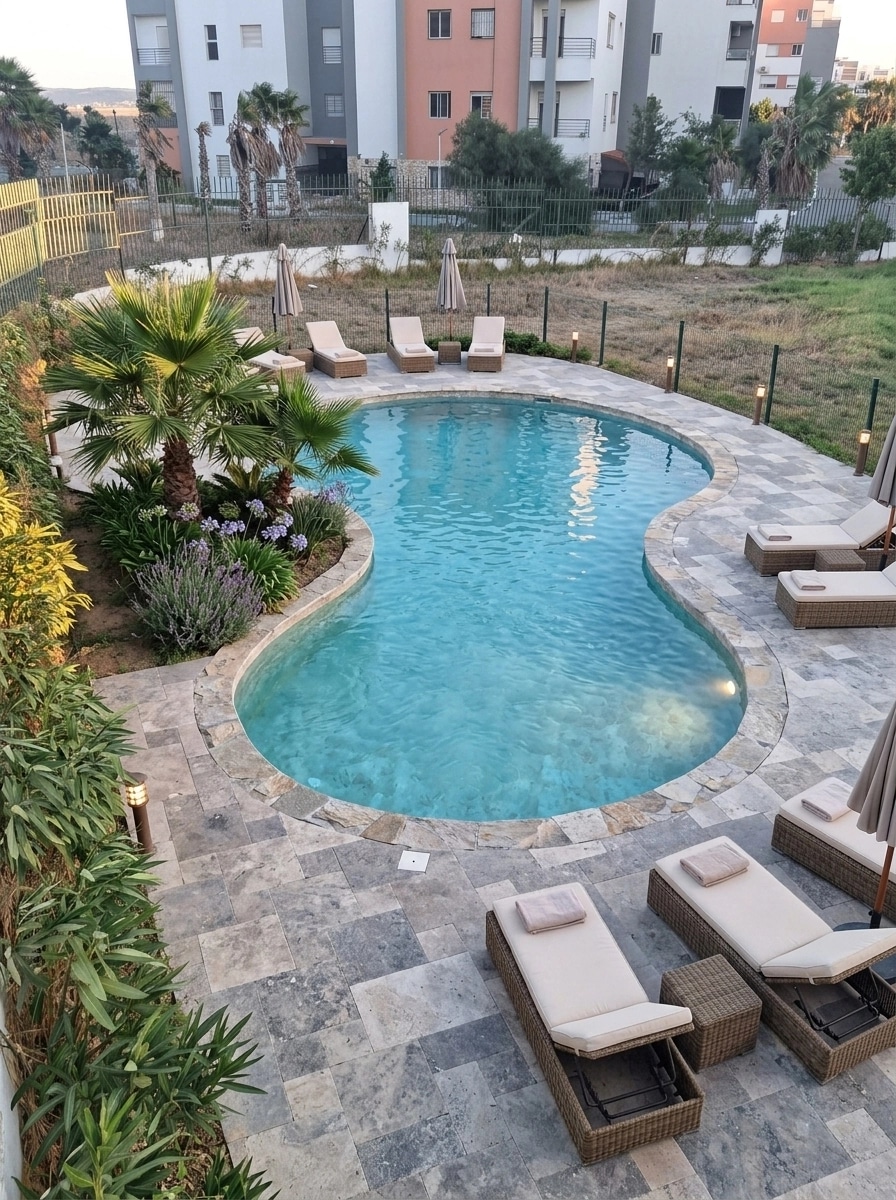Yard design in no_style style — photo by GenRoom AI