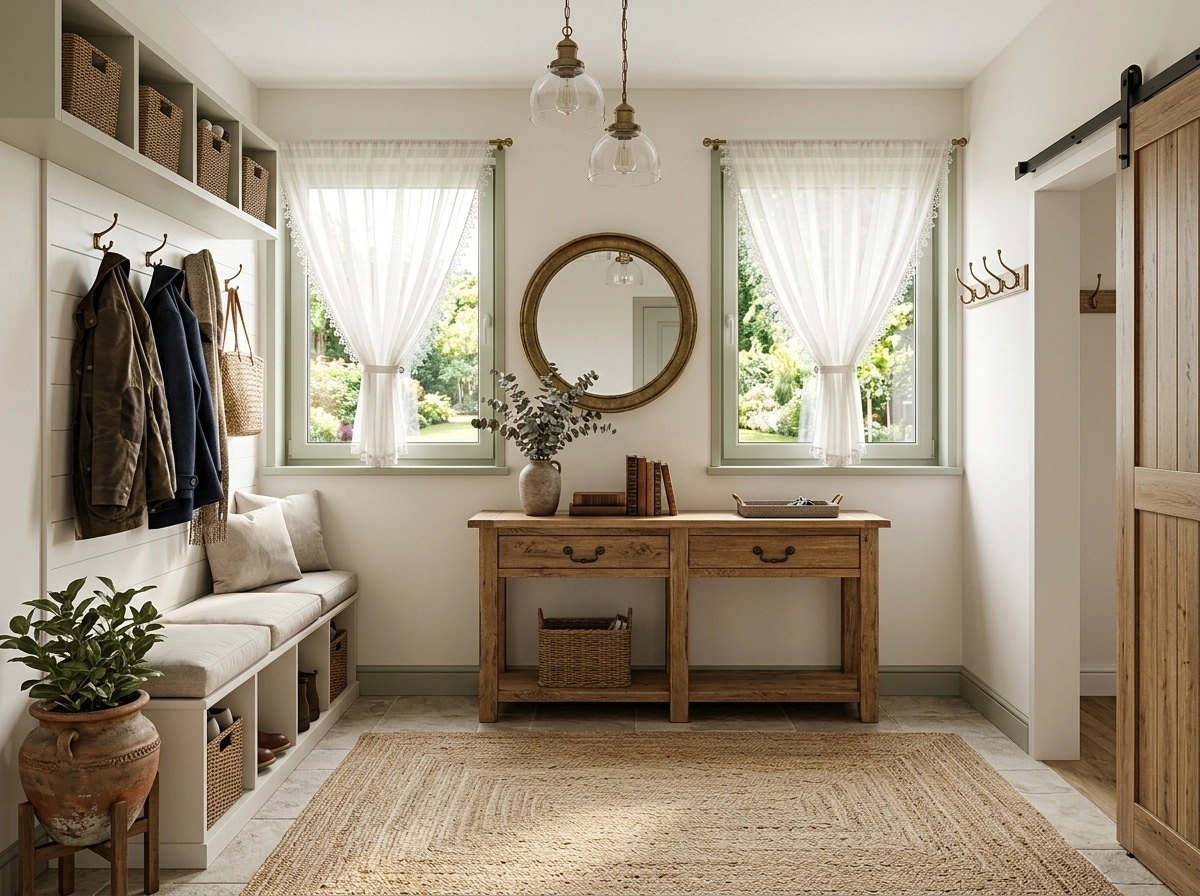 Interior design in Modern Farmhouse style — Hallway by GenRoom AI