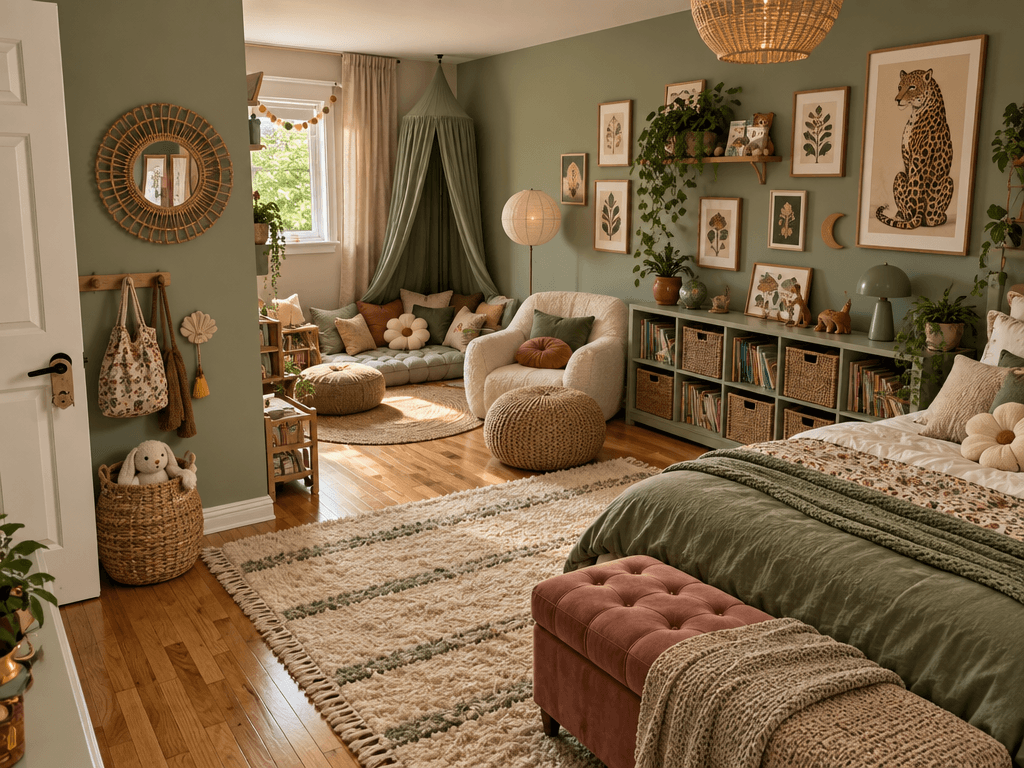 Interior design in Eclectic style — Kids Room by GenRoom AI