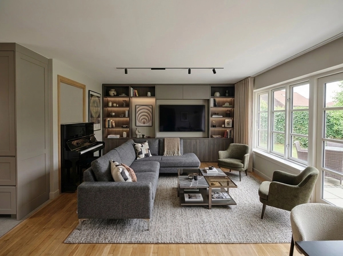 Interior design in Contemporary style — Living Room by GenRoom AI