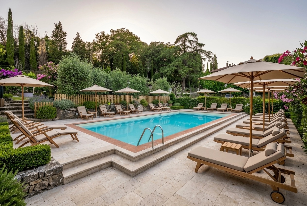 Mediterranean Yard Yard design — yard photo by GenRoom AI