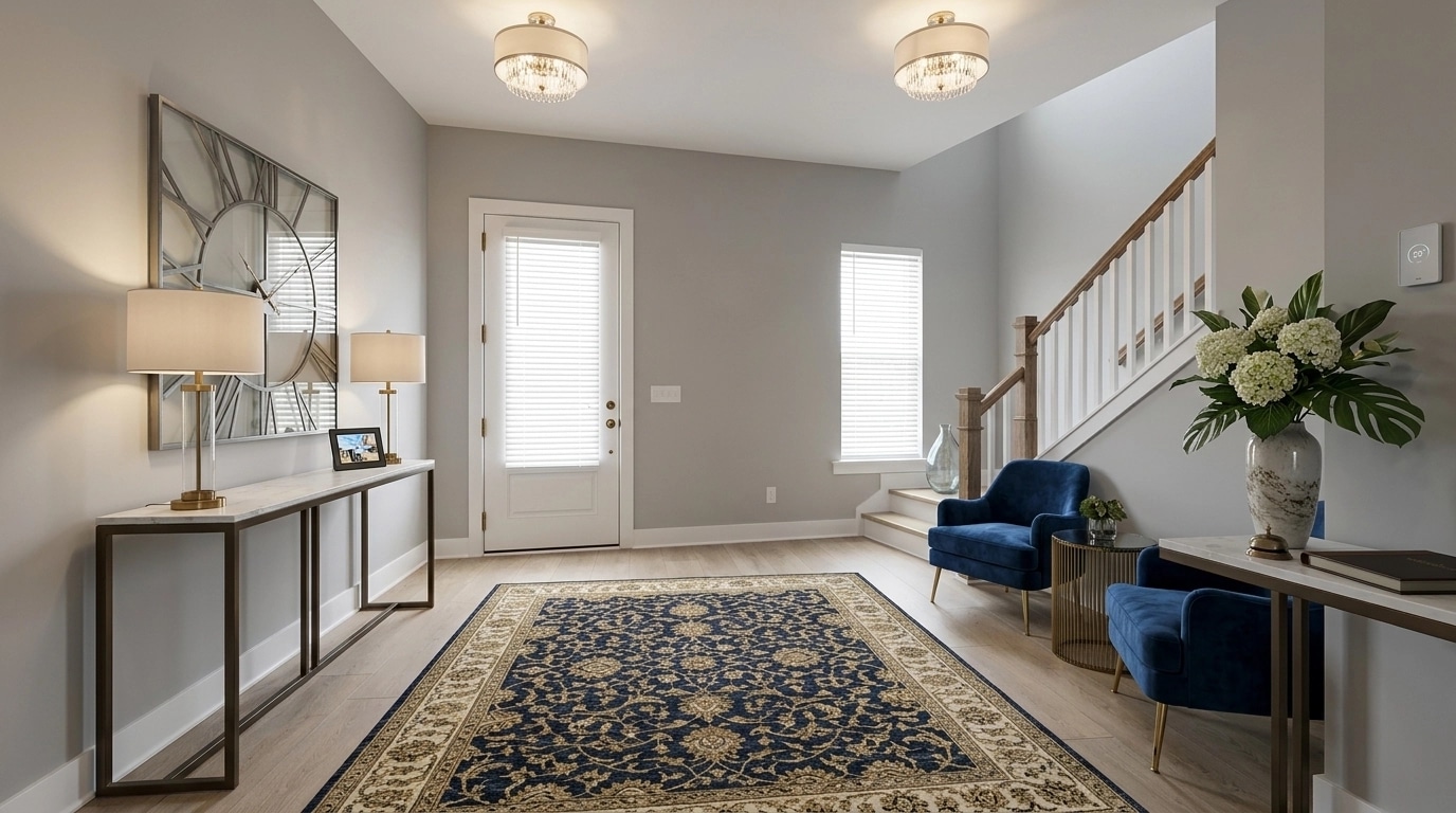 Interior design in Transitional style — lobby by GenRoom AI