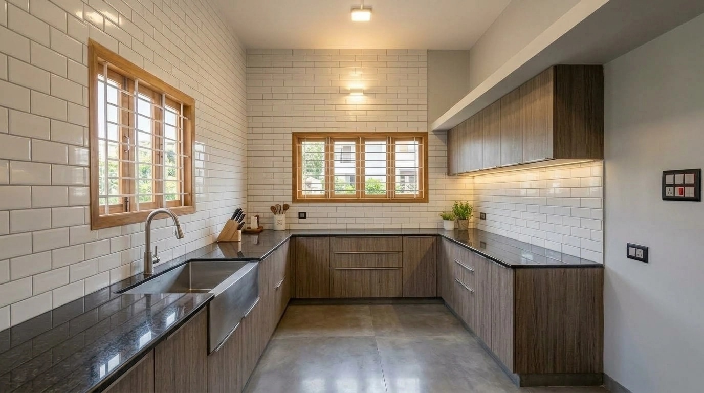 Kitchen interior in no_style style — photo by GenRoom AI