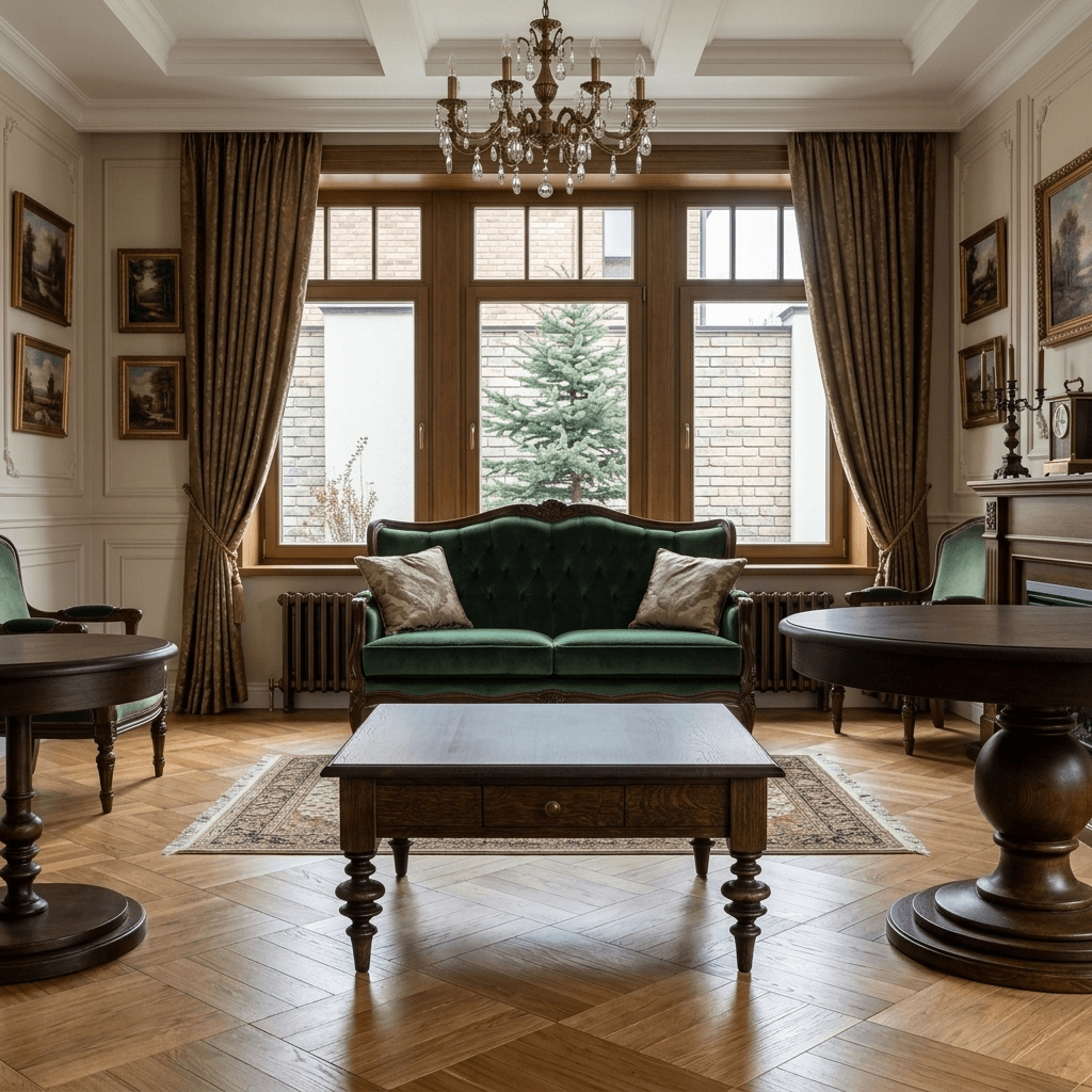 Classic Living Room design — interior photo by GenRoom AI