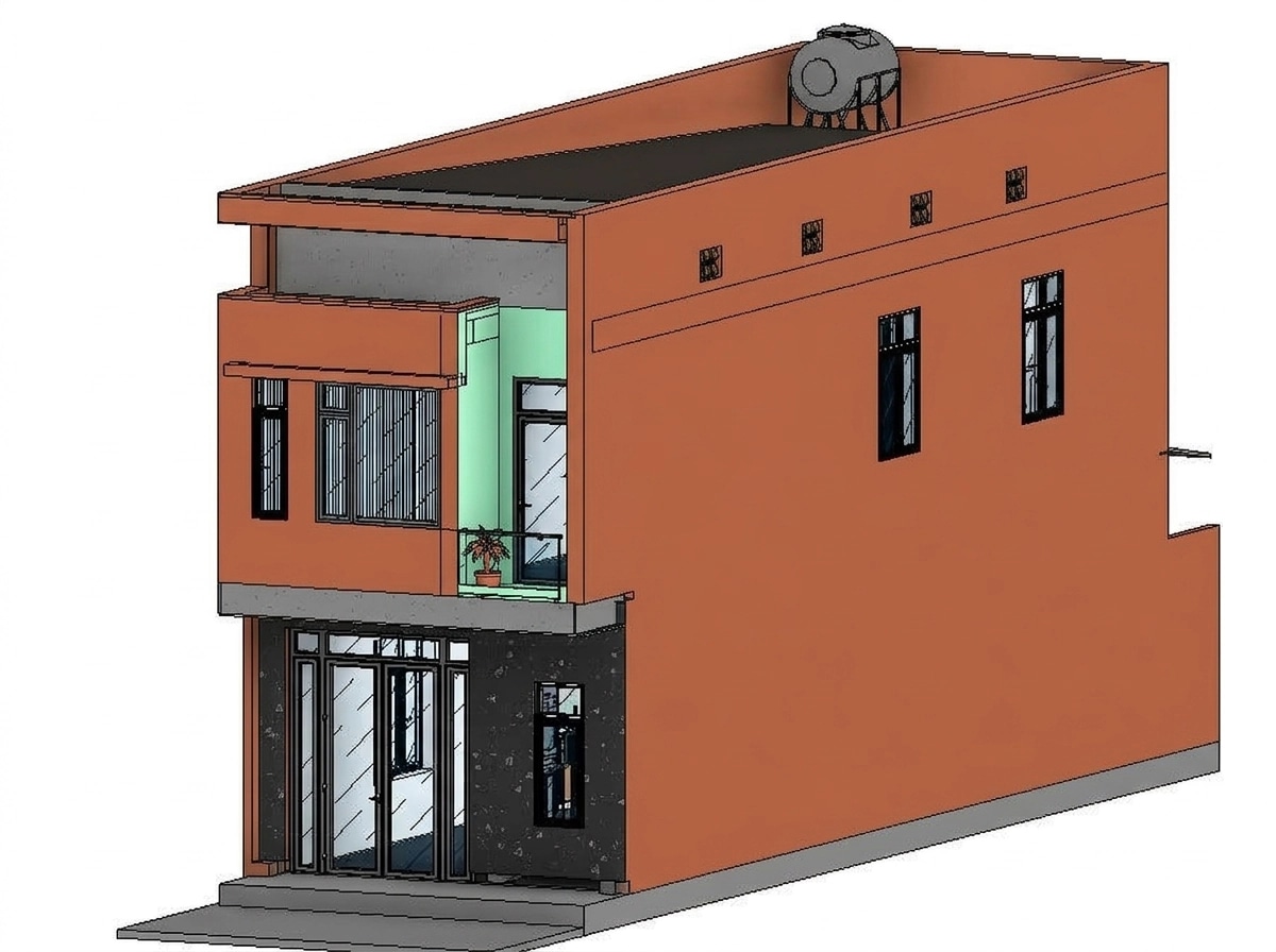 Facade design in Contemporary Facade style — Facade by GenRoom AI