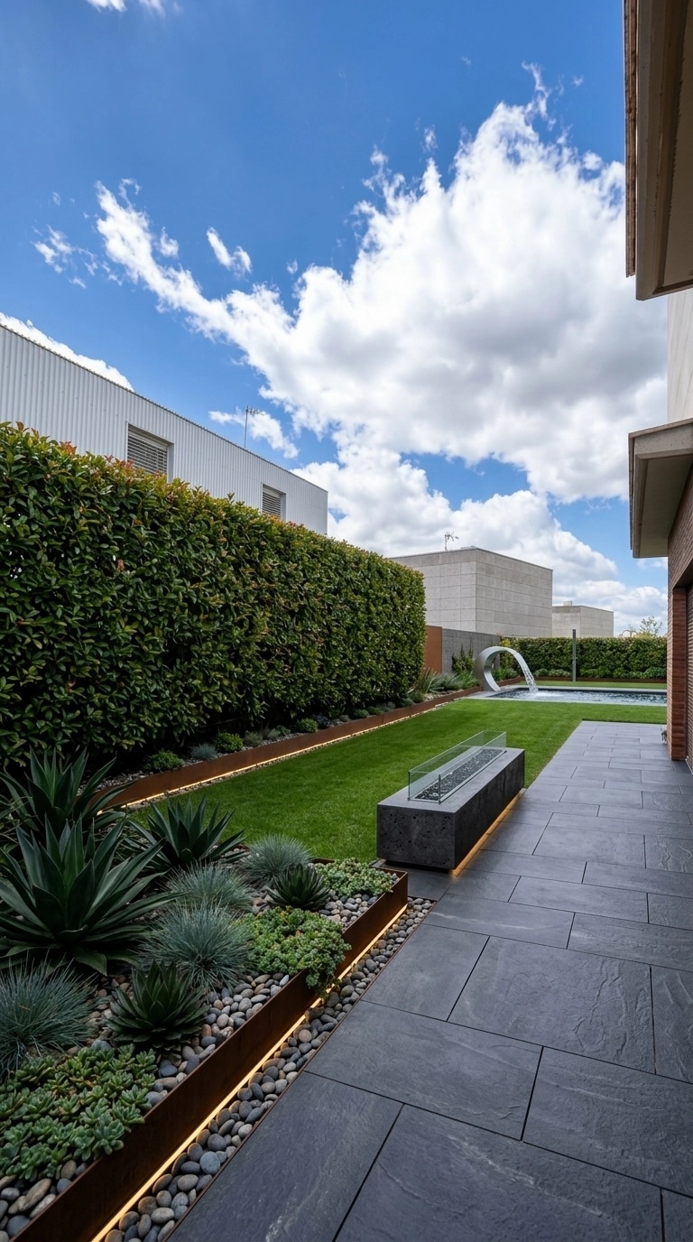 Landscape design in Contemporary Yard style — Yard by GenRoom AI