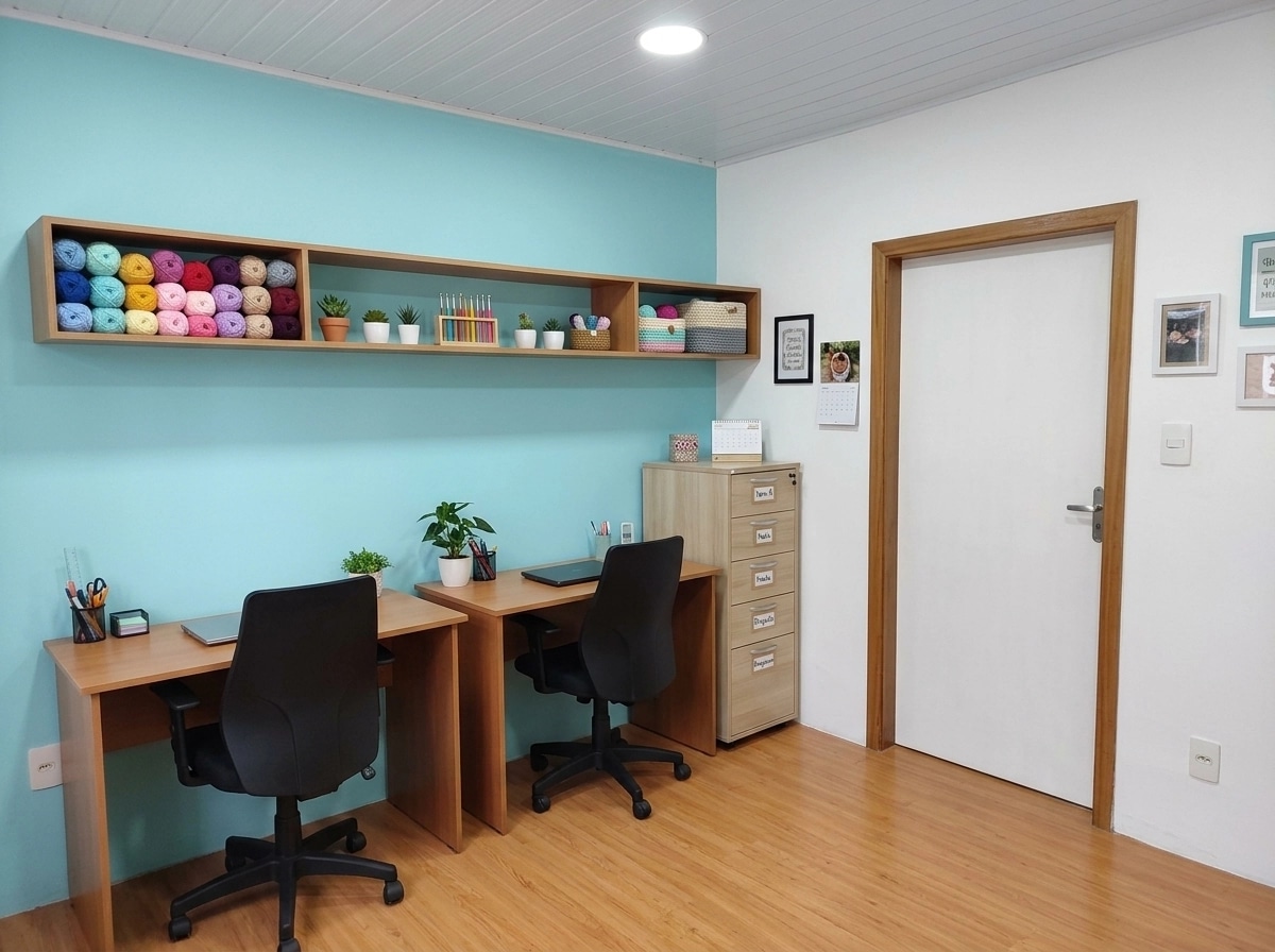 Office interior in no_style style — photo by GenRoom AI