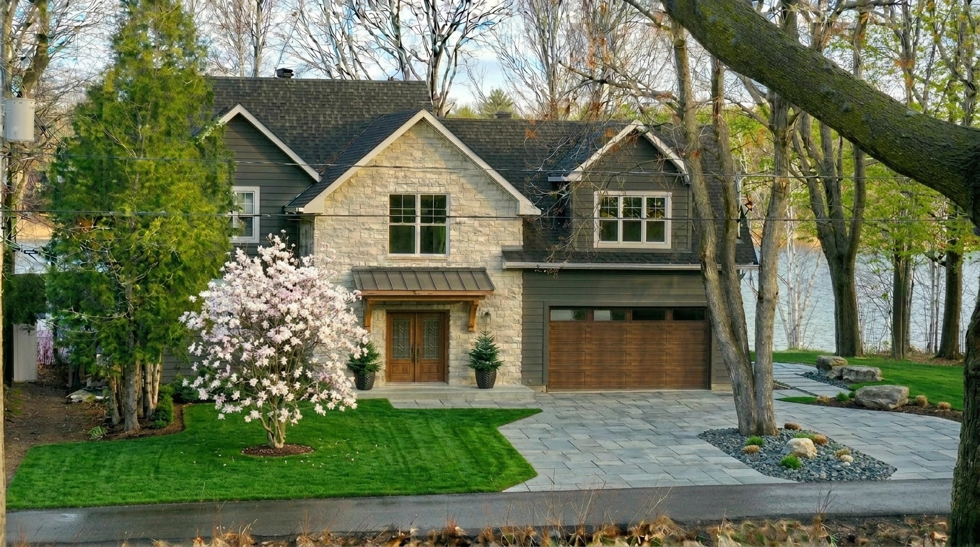 Landscape desain di Scandinavian Garden gaya — Halaman oleh GenRoom AI