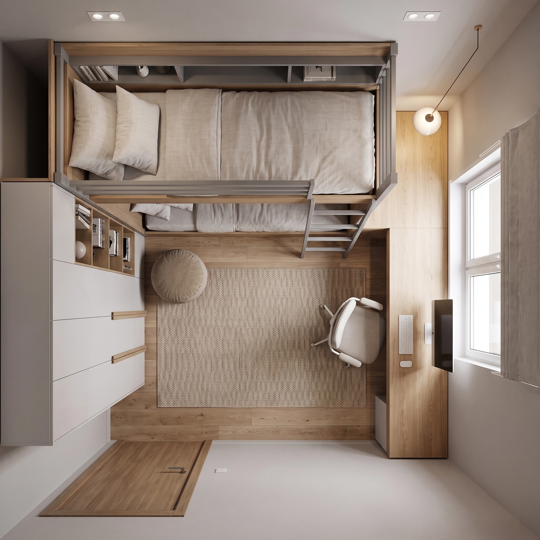 Interior design in Contemporary style — Living Room by GenRoom AI