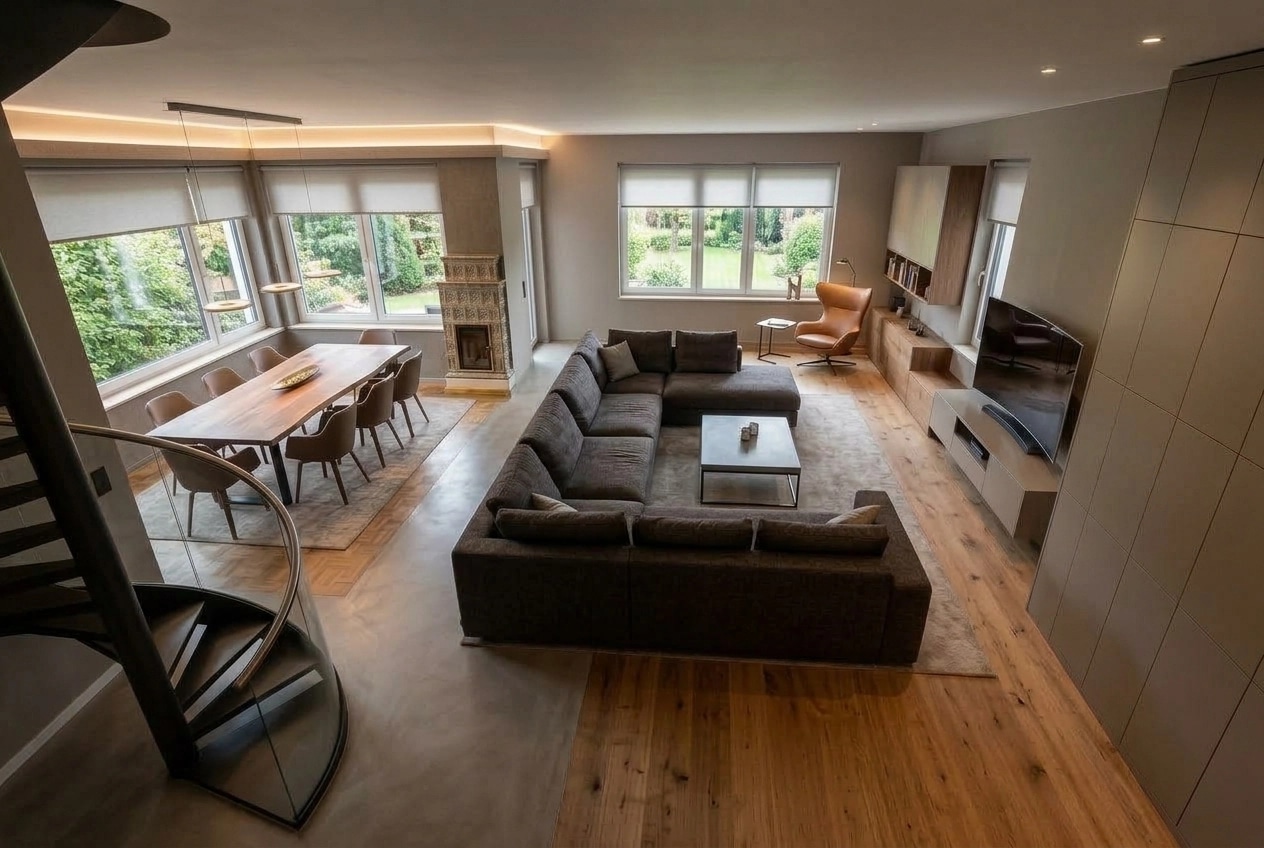 Interior design in Contemporary style — Living Room by GenRoom AI