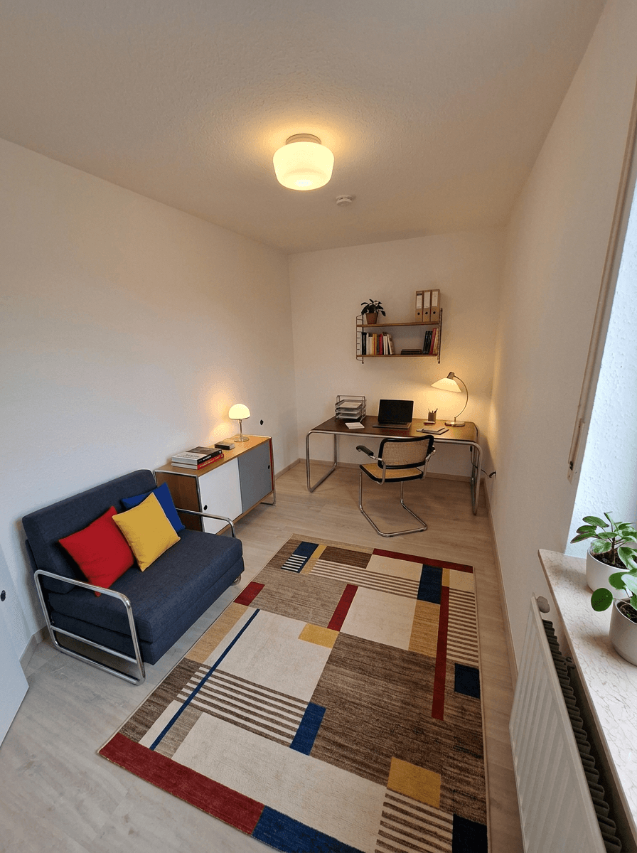 Bauhaus Office design — interior photo by GenRoom AI