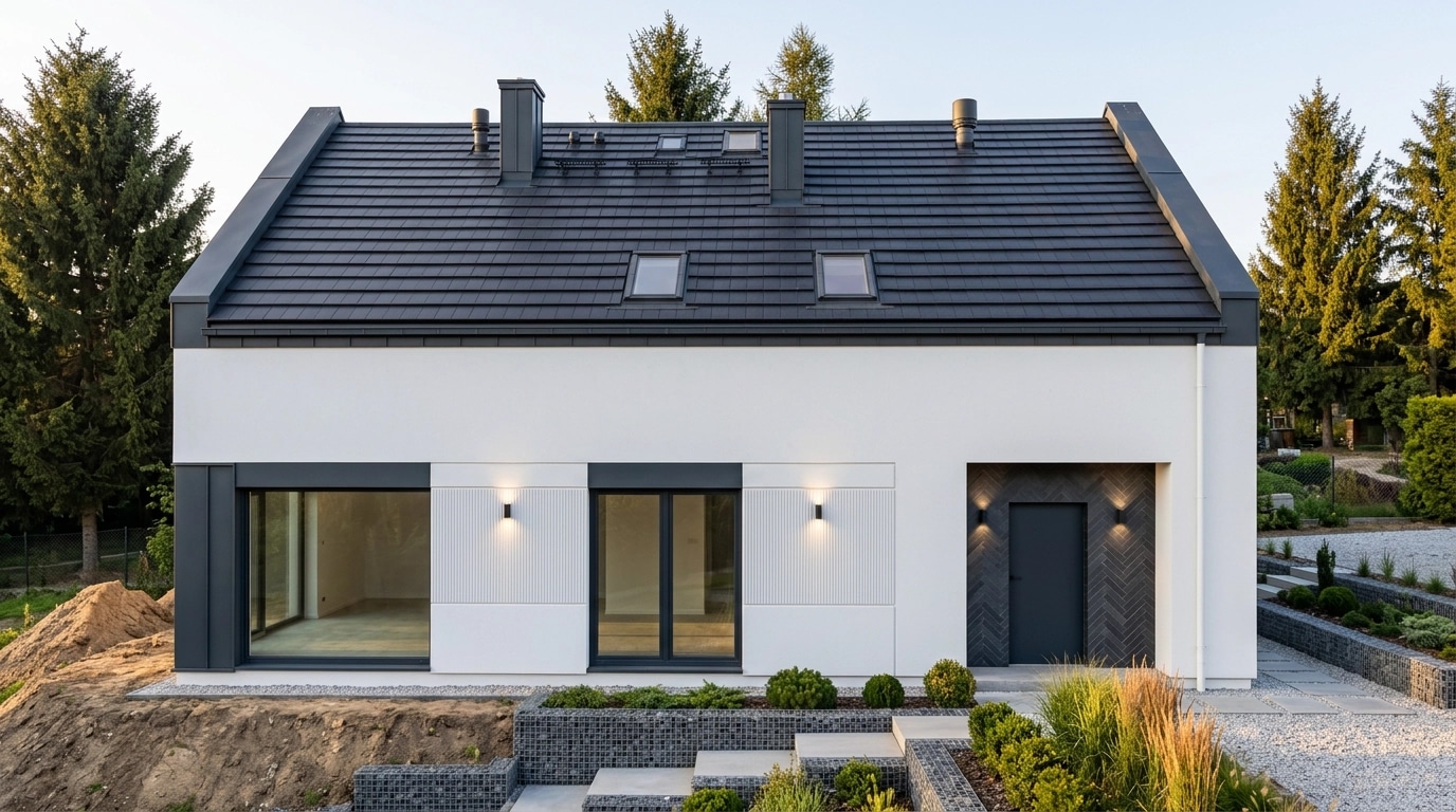 Contemporary Facade Cephe design — facade photo by GenRoom AI
