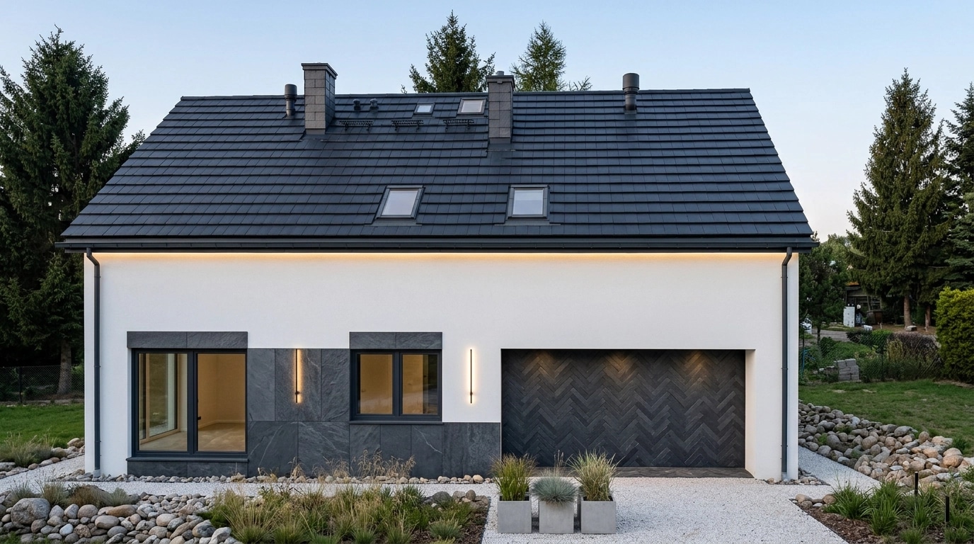 Scandinavian Facade Facade design — facade photo by GenRoom AI
