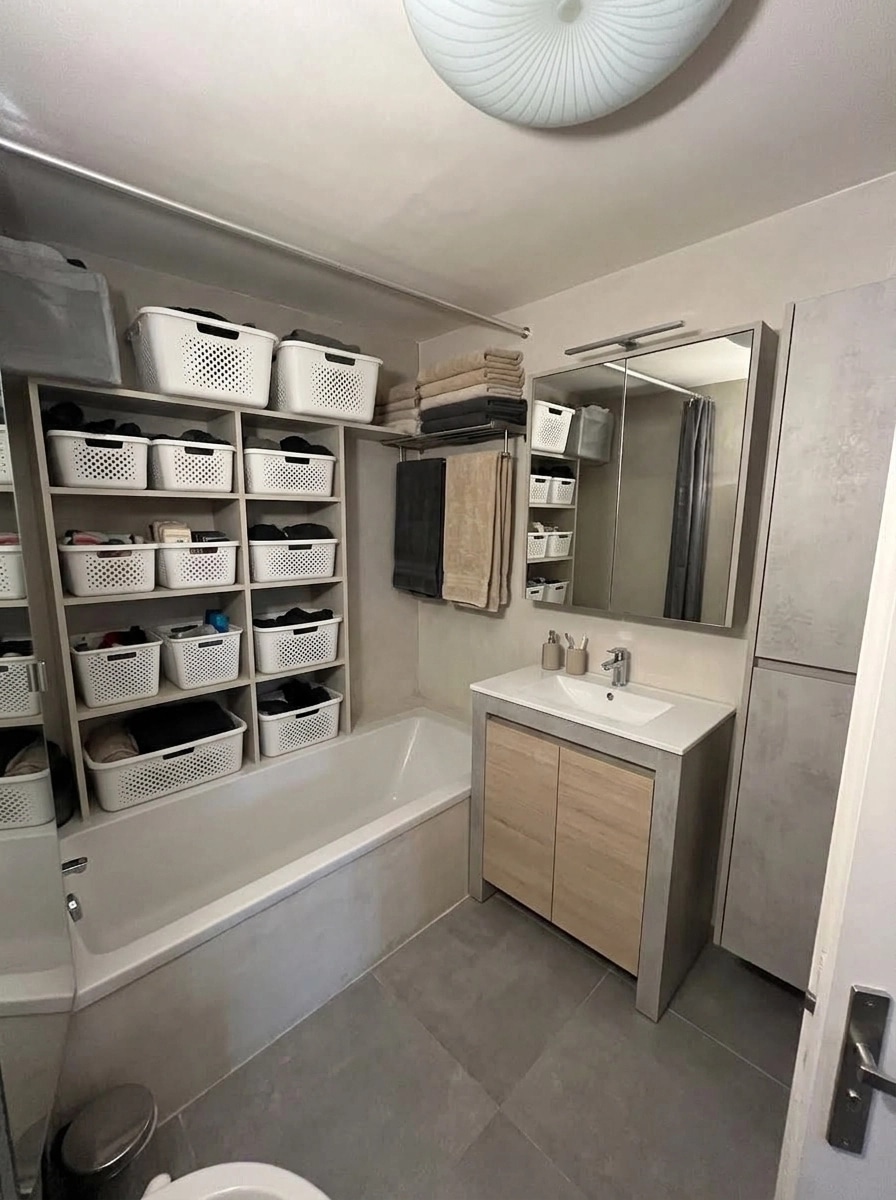 Bathroom interior in no_style style — photo by GenRoom AI