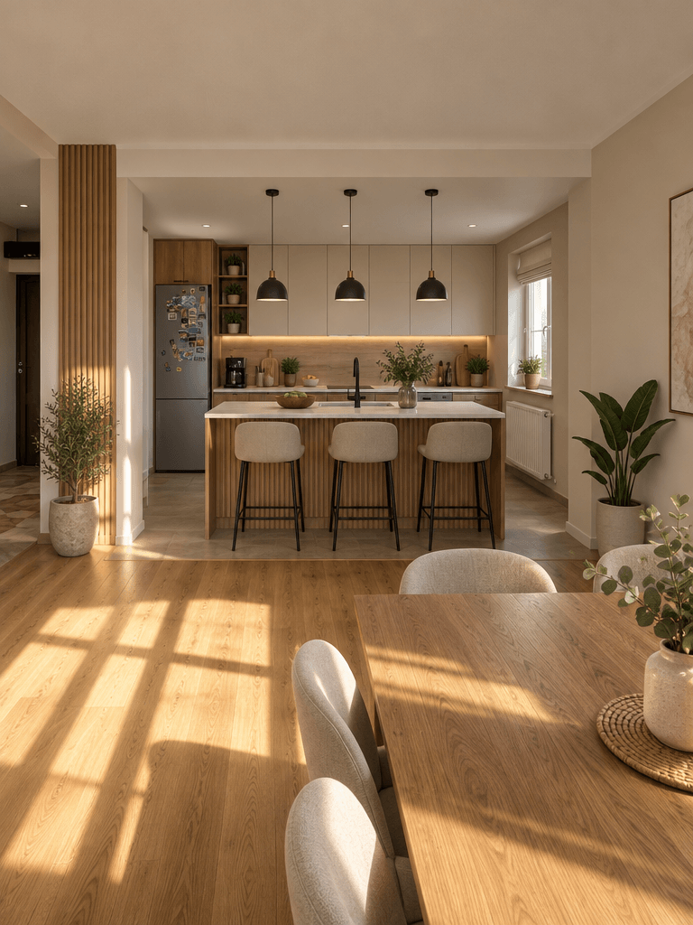 Interior design in Contemporary style — Kitchen by GenRoom AI