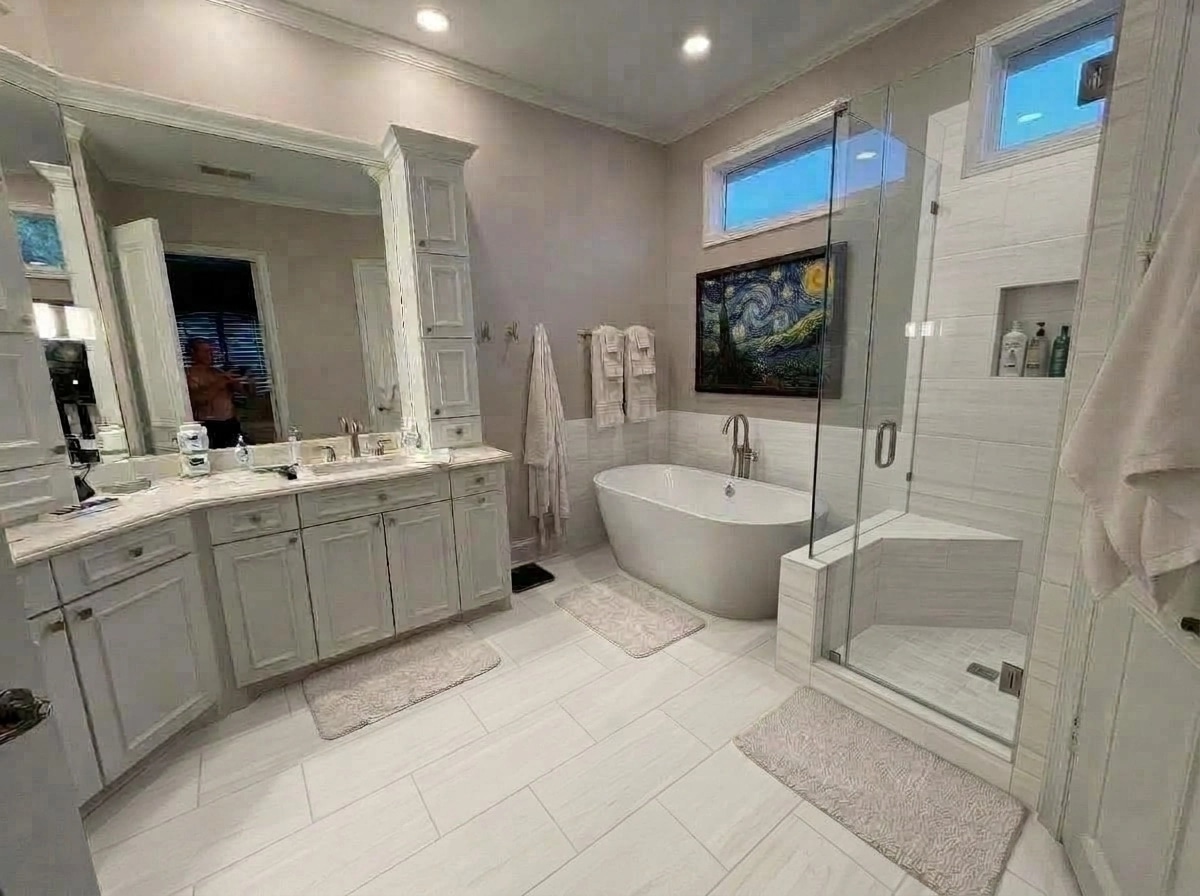 Bathroom interior in no_style style — photo by GenRoom AI