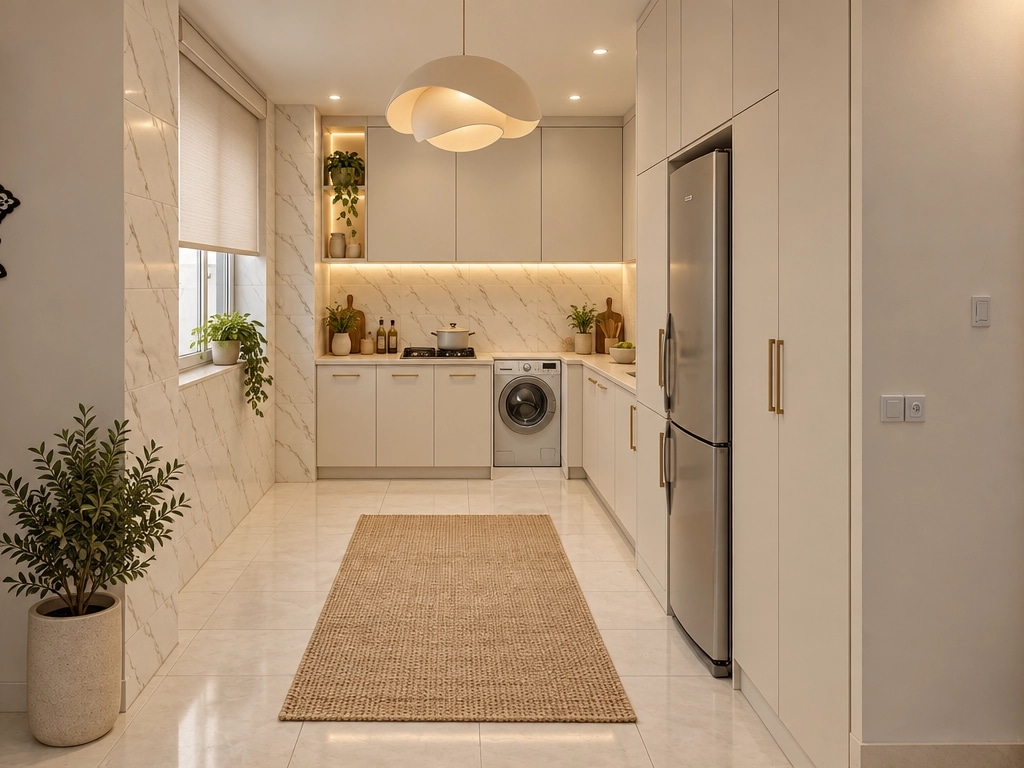 Minimalism Kitchen design — interior photo by GenRoom AI