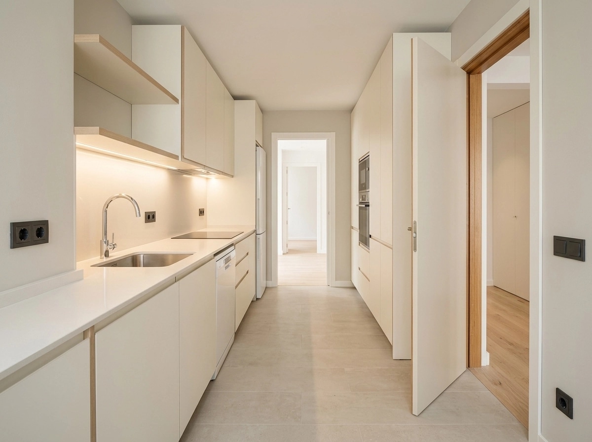 Minimalism Kitchen design — interior photo by GenRoom AI