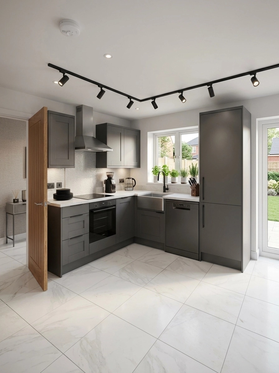Kitchen interior in Contemporary style — photo by GenRoom AI