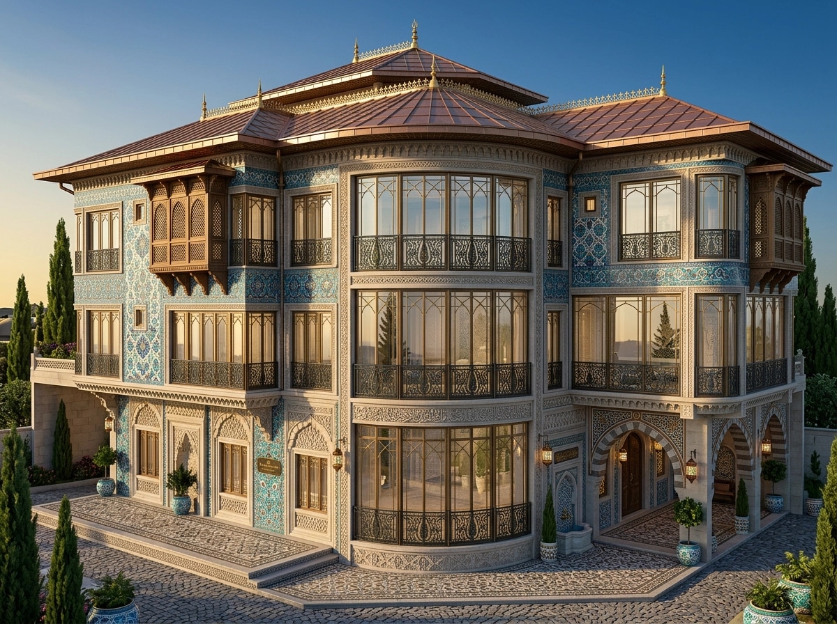 Facade design in Ottoman Facade style — photo by GenRoom AI