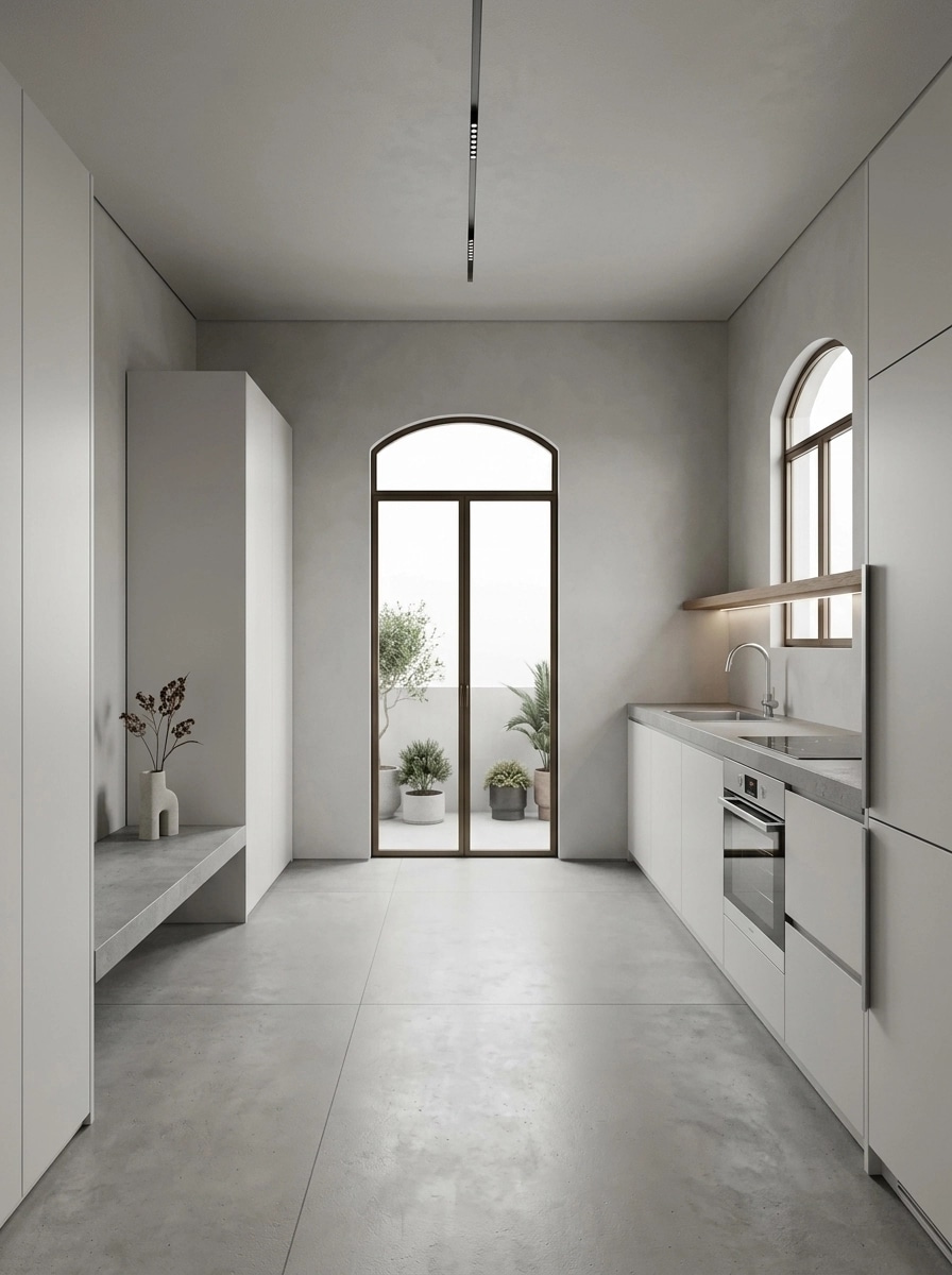 Minimalism Kitchen design — interior photo by GenRoom AI