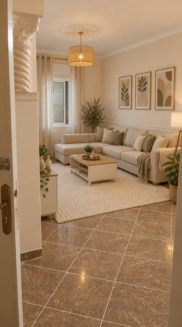 Interior design in Scandinavian style — Living Room by GenRoom AI