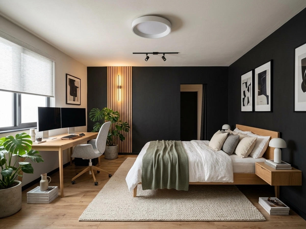 Interior design in Scandinavian style — Bedroom by GenRoom AI