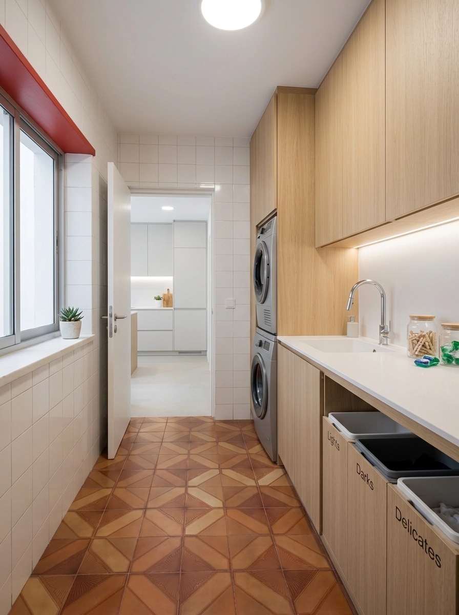 Interior design in Minimalism style — laundry by GenRoom AI
