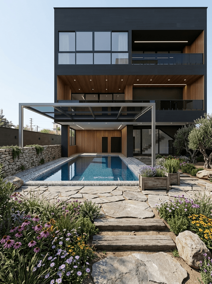 Country Rustic Garden Yard design — yard photo by GenRoom AI