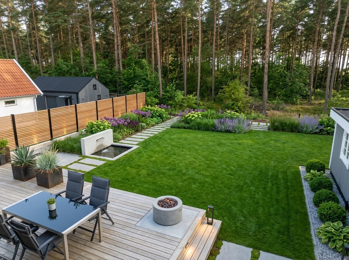 Contemporary Yard Yard design — yard photo by GenRoom AI