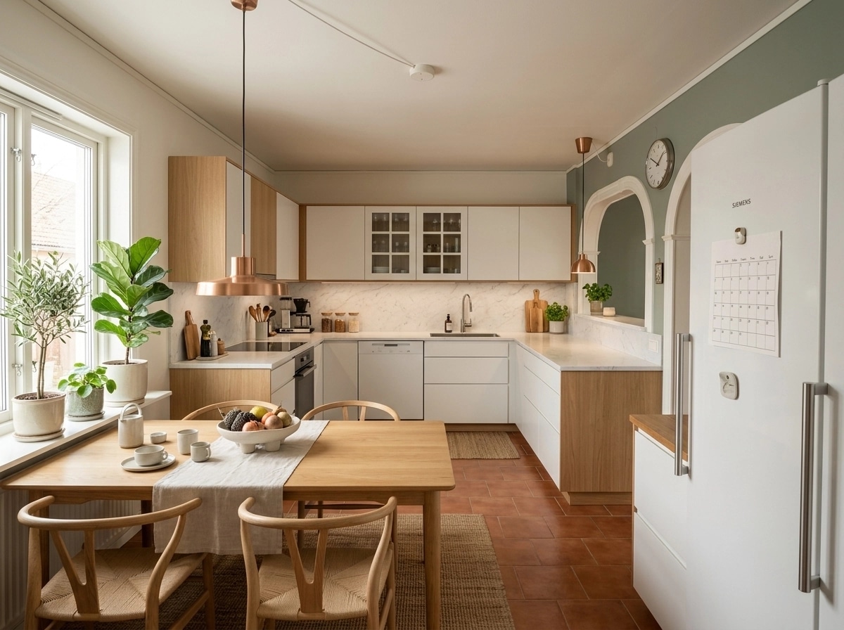 Scandinavian Kitchen design — interior photo by GenRoom AI