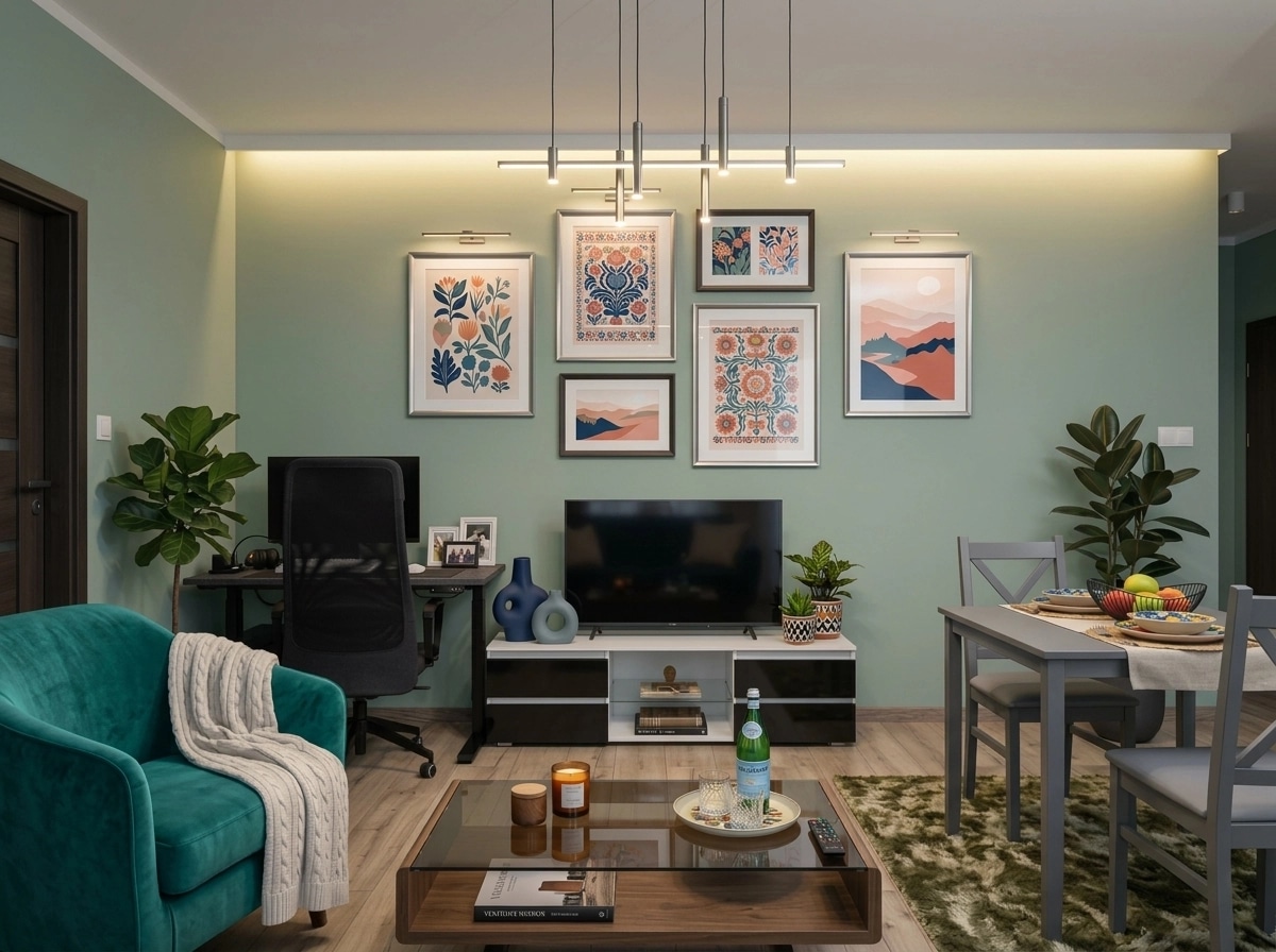 Interior design in Contemporary style — Living Room by GenRoom AI