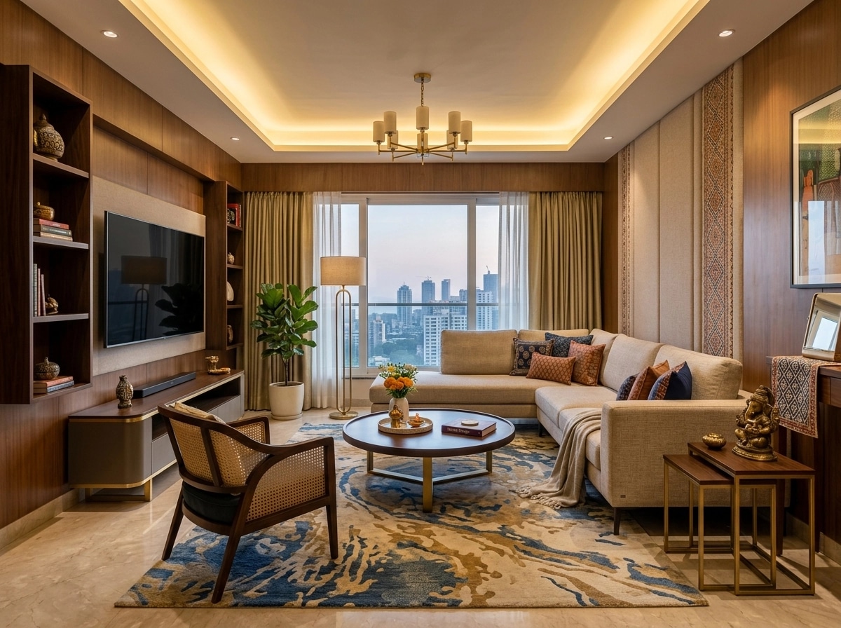 Interior design in Contemporary style — Living Room by GenRoom AI