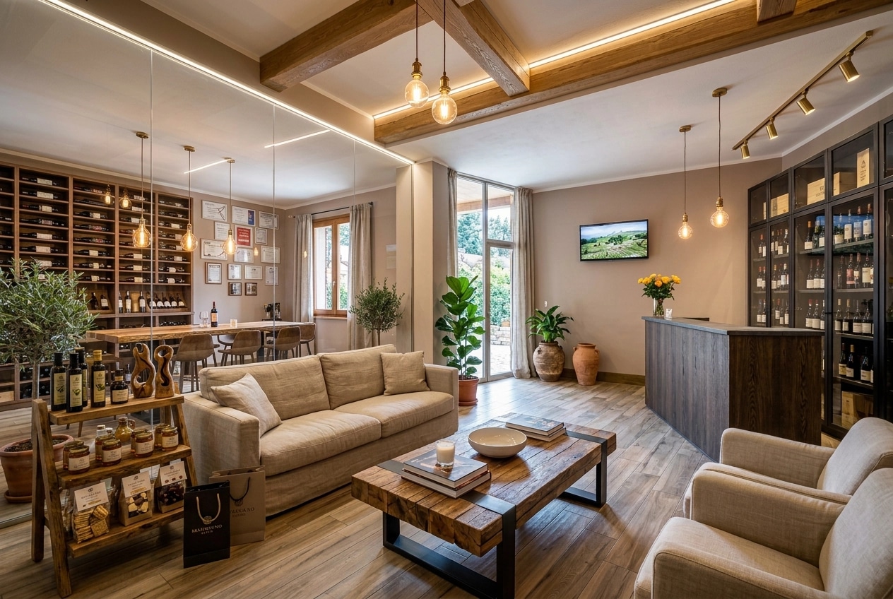 Modern Farmhouse Living Room design — interior photo by GenRoom AI