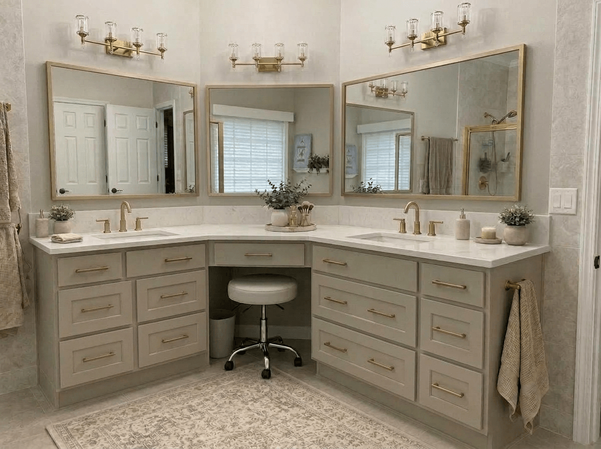 Bathroom interior in Contemporary style — photo by GenRoom AI