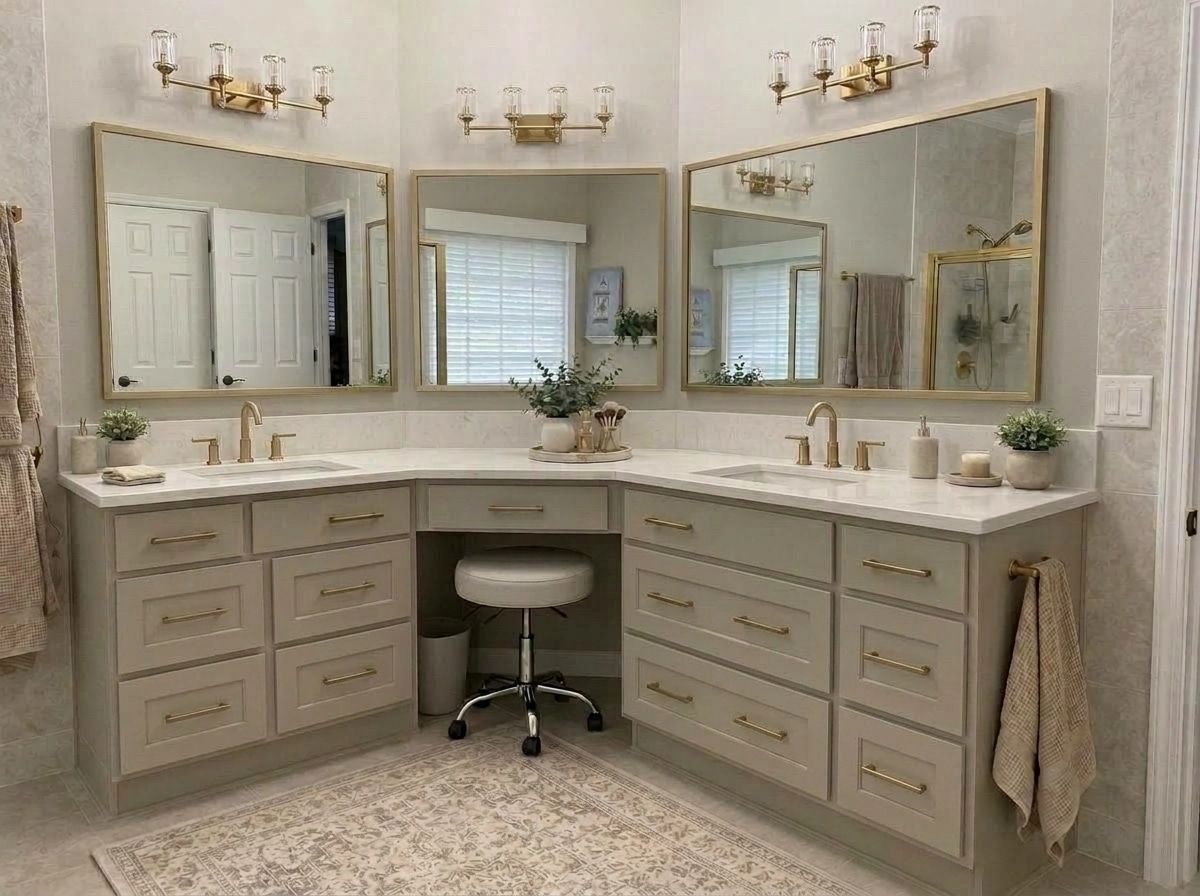 Contemporary Bathroom design — interior photo by GenRoom AI