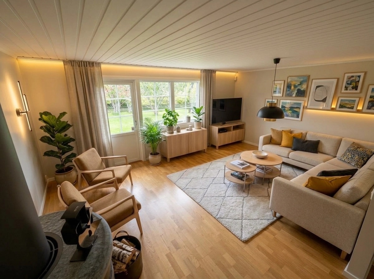 Interior design in Contemporary style — Living Room by GenRoom AI